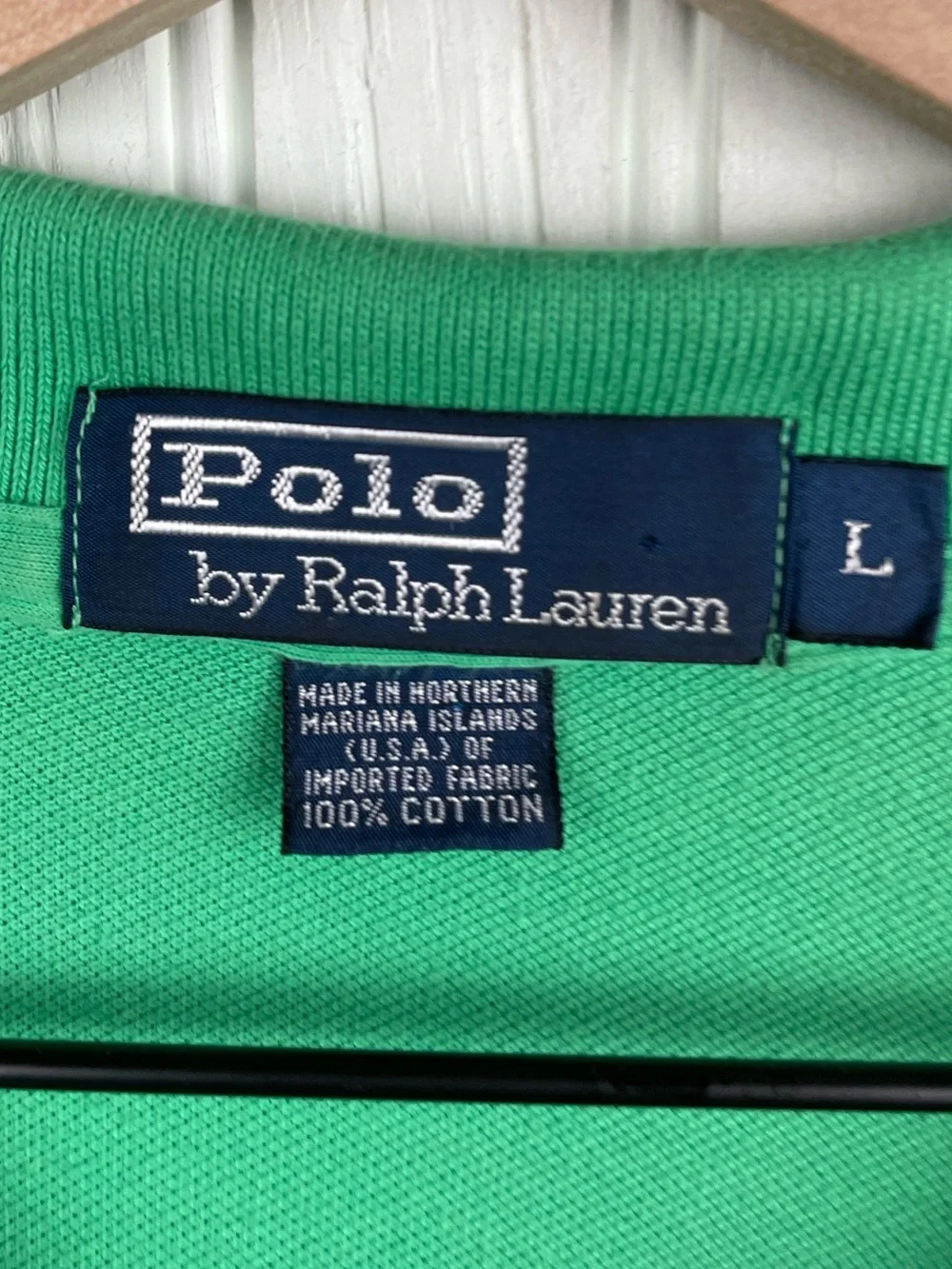Vintage Polo Ralph Lauren Men's Polo Shirt Size Large Green Pony Logo Preppy Y2K